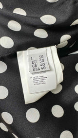 Moschino Couture Suspender Polka-Dot-Cuff Blazer Jacket