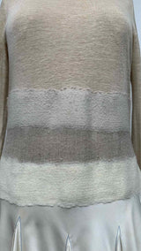 LOEWE "Mixed-Media" Pleated Bottom Dress