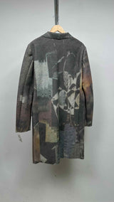 no editions Graphic Wool Coat