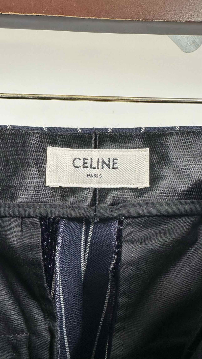 CELINE Stripe Skinny Pants