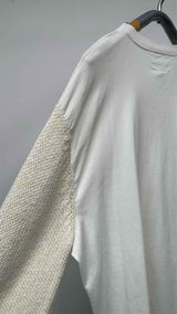 MM6 Knit-sleeve Oversized Top