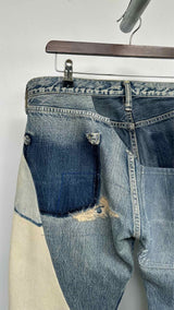 Kapital Kountry Patchwork Damage Jeans