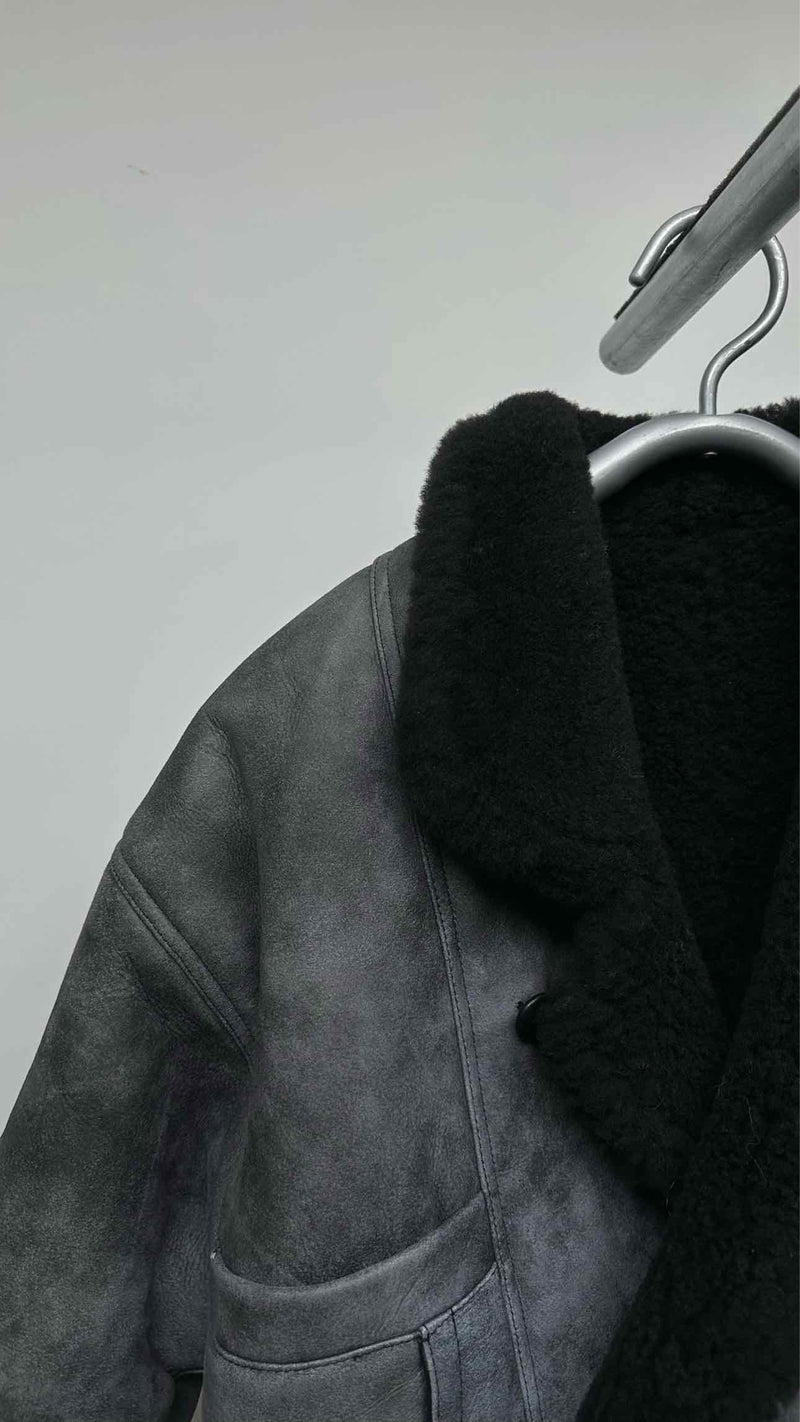 Sandro Shearling Short Coat