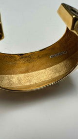 Saint Laurent Dome Cuff Bracelet