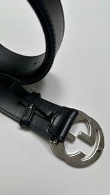 Gucci Interlocking G Leather Belt