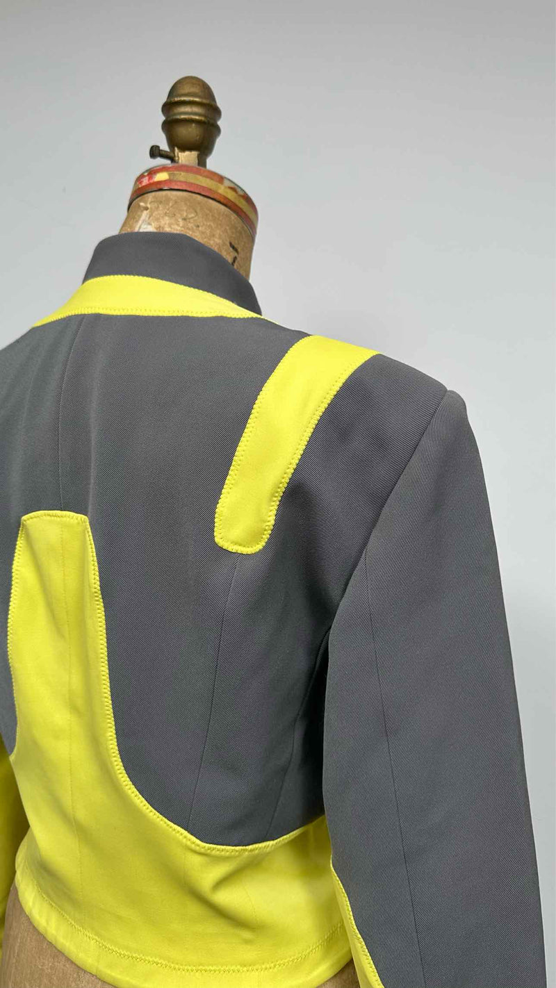 Issey Miyake Color Blocking Colset Jacket