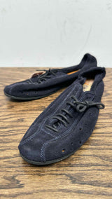 Geoffrey B. Small Eytet Suede Eyelet Shoes
