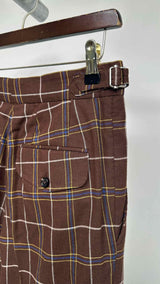 Bode Men's Bode Dunham Plaid Pants