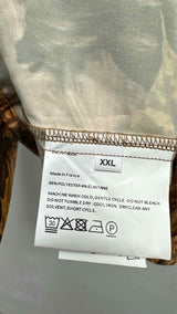 ERL Leaf-print Satin Shirt