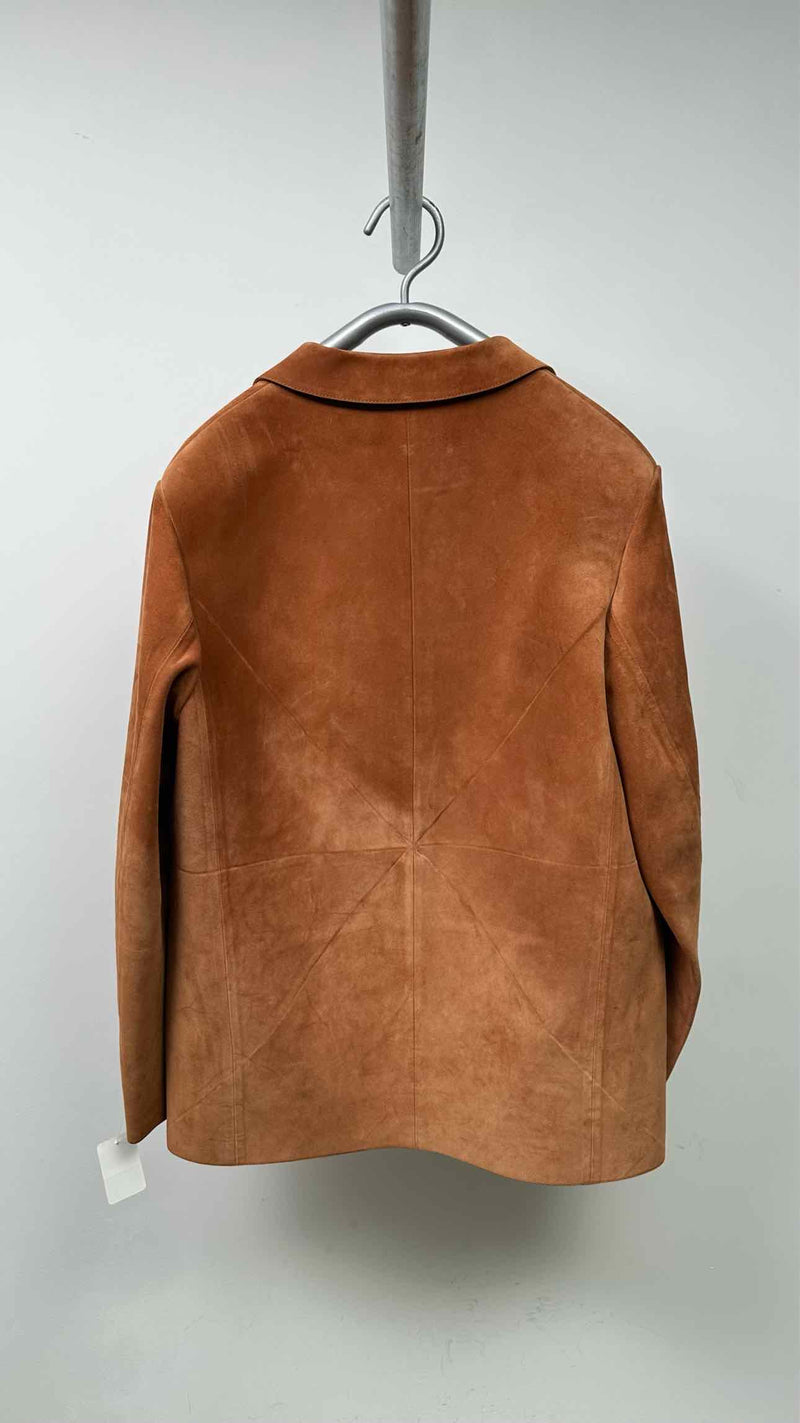 LOEWE Puzzle-Shaped Suede Jacket