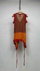 Kiko Kostadinov Spakona Striped S/S Cardigan