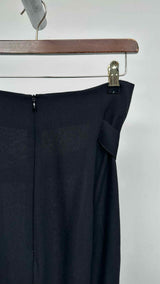 Ann Demeulemeester Slit Belted Long Skirt