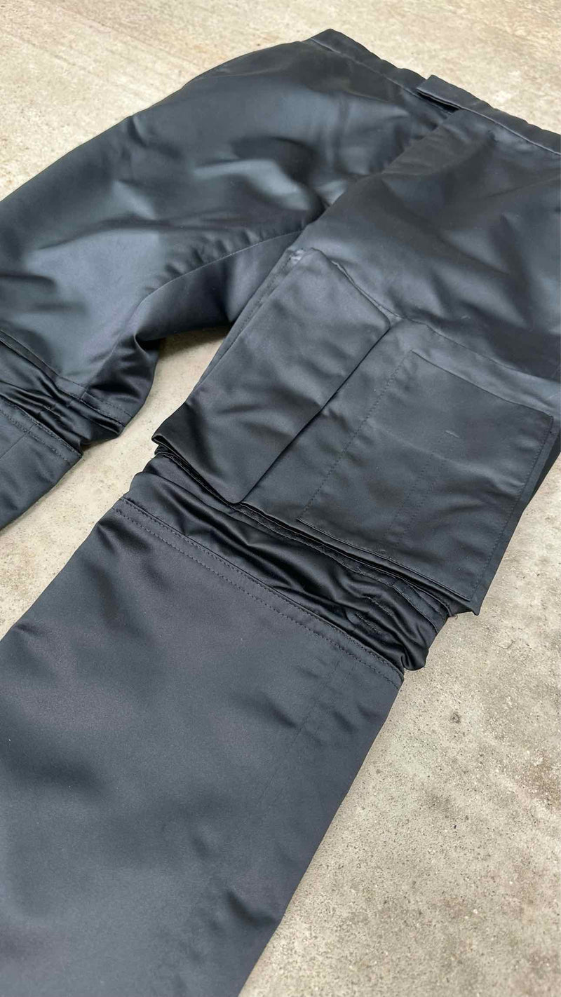 Raf Simons Satin Skinny Cargo Pants