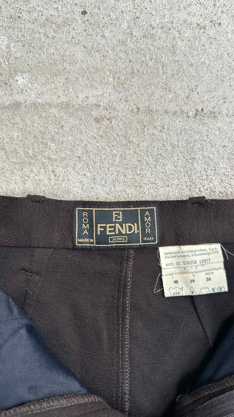 Fendi Suede Docking Knit Set-up