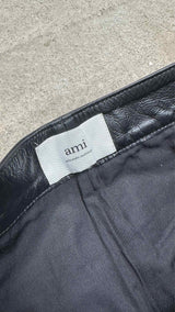 Ami Wide Leather Pants