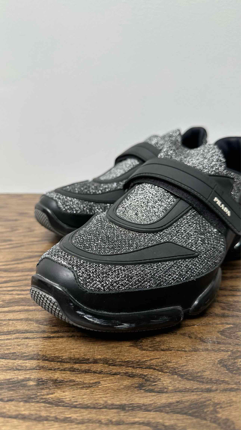 PRADA Cloudbust Glitter Sneakers