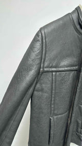 Rick Owens Shearling Bomber Jacket