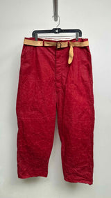 Paul Harnden Crinkled Waxed Wide Pants