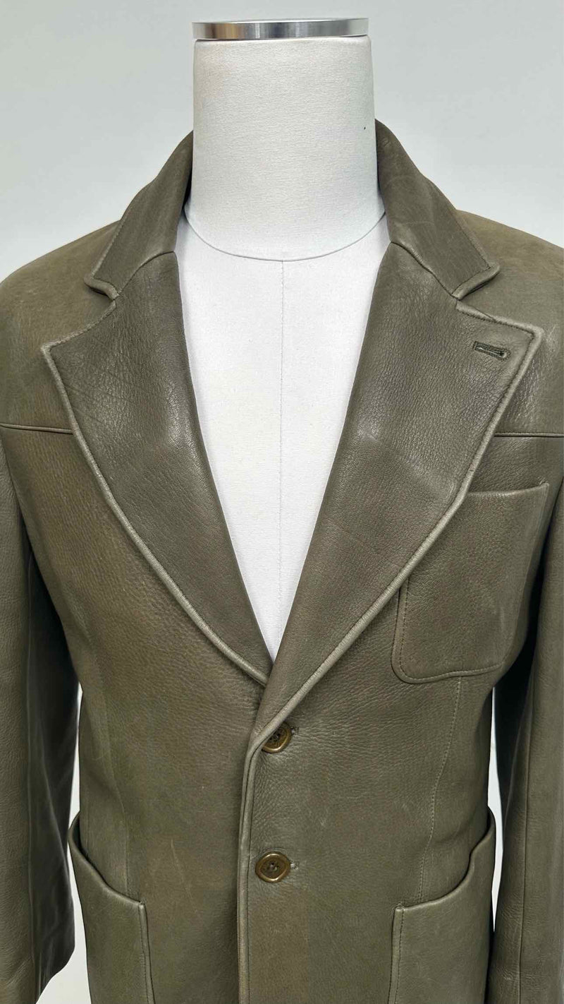 Fendi Leather Tailor Jacket