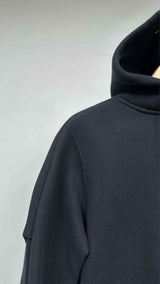 Sacai Back Full-zip Knit Hoodie