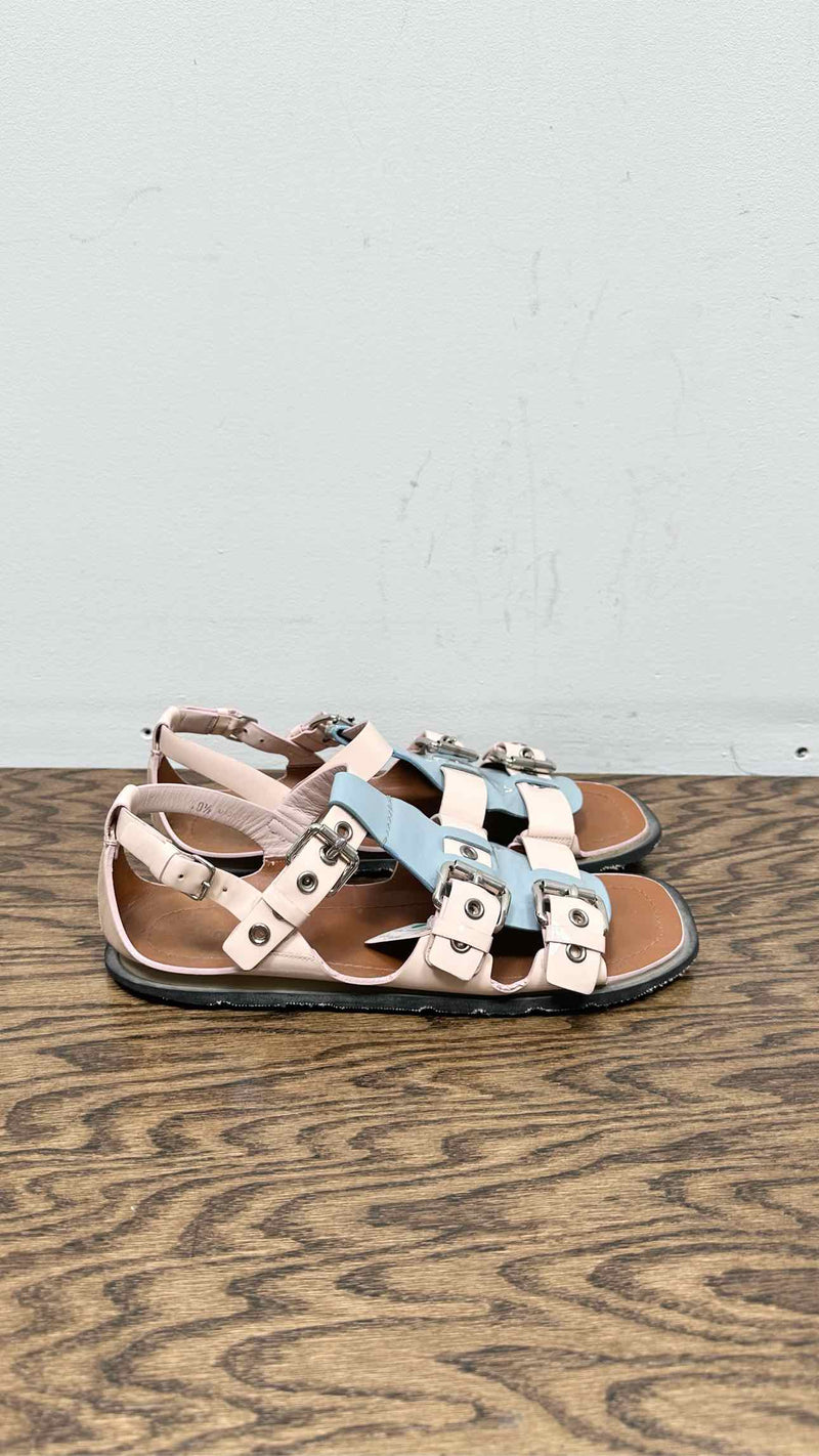 Miu Miu Patent Leather Sandals