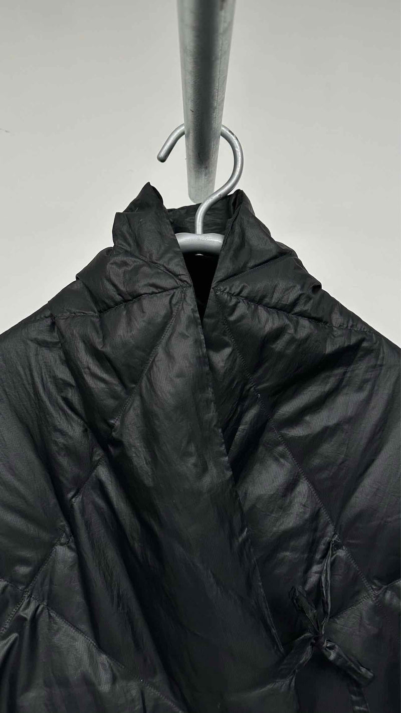 Haat Embroidered Oversized Kimono Down Jacket