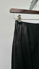 CELINE Leather Skirt