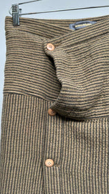 Issey Miyake Wrap Stripe Mini Skirt