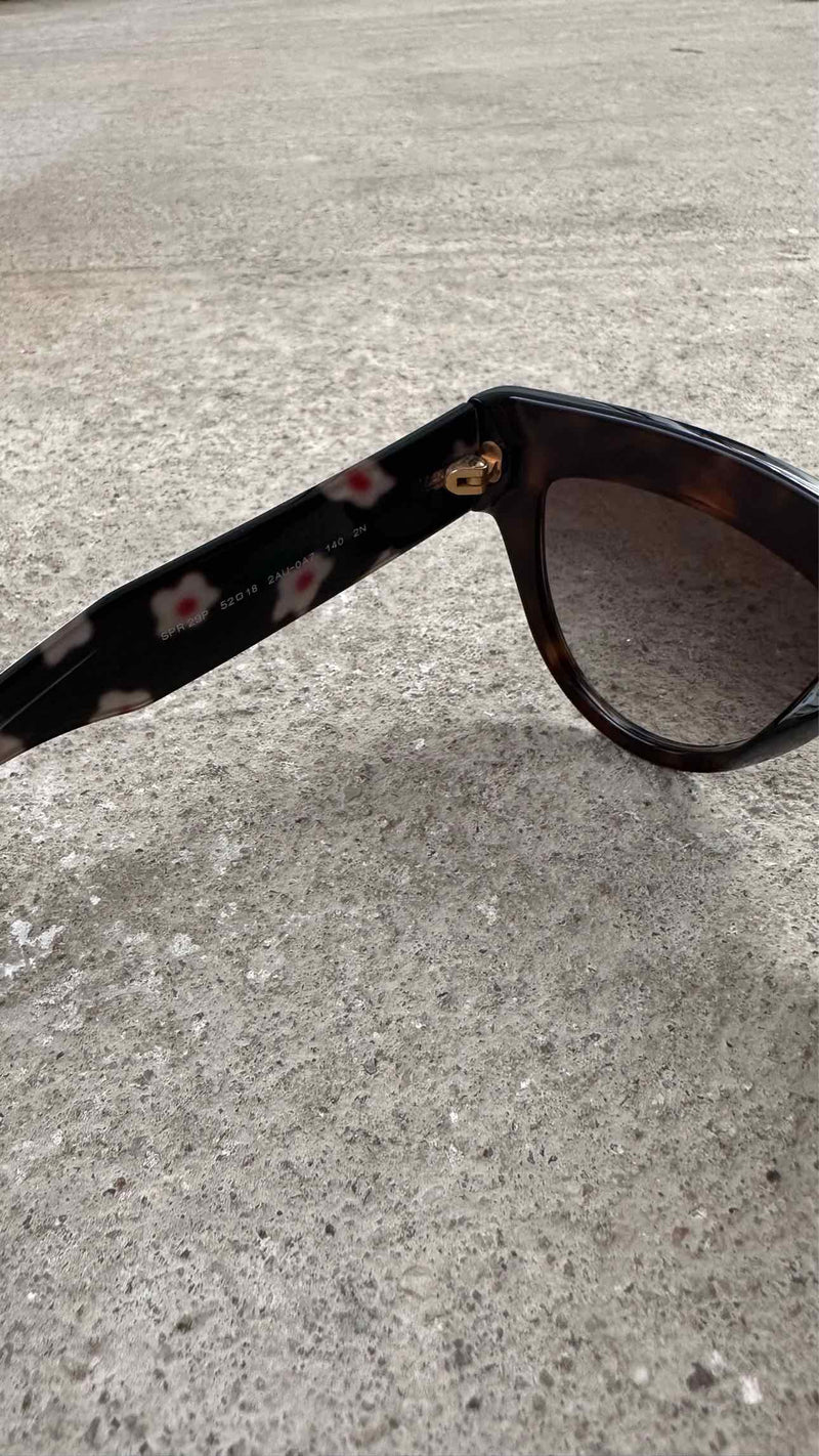 Prada Floral Frame Sunglasses