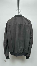 Rick Owens Leather Bomber Jacket