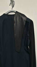 Rick Owens Leather-hybrid Light Coat