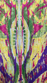 Pleats Please Pleated Printed Tank Top