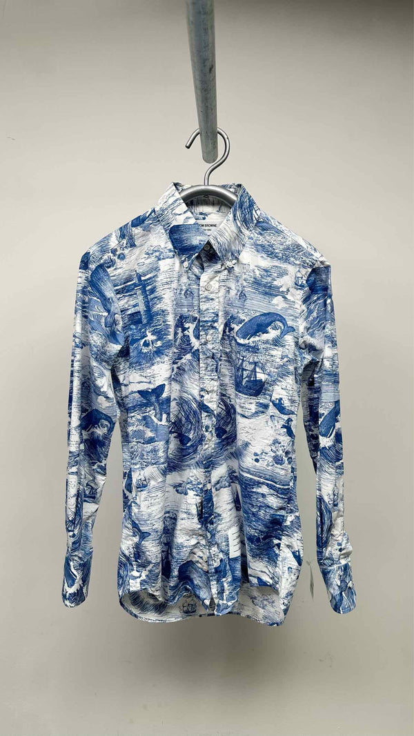 Thom Browne Nautical Print Shirt