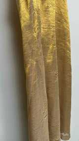 Jil Sander N/S Satin Metallic-Textured Dress