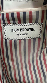 Thom Browne Classic Engineered Tonal Flannel Blazer