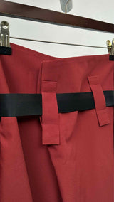 132 5. Issey Miyake Belted Origami Wide Pants