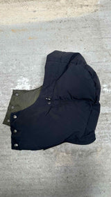 Moncler Paneled Two-tone Hooded Down Jacket