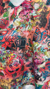 Comme Des Garcons X Ruriko Murayama Tatto Printed Tank Top