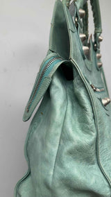 Balenciaga Aqua Giant Folder Bag