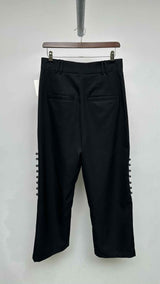 Namacheko Embelished Paneled Wide Pants