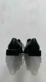 Balenciaga Square-Toe Bloc-Rim Derby