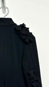 Boiled Wool Ruffle Comme Des Garcons Jacket