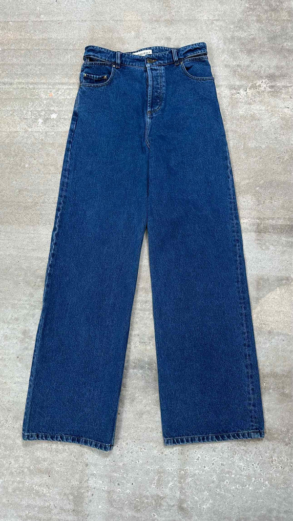 Y/ Project Detail High-waisted Wide Jeans