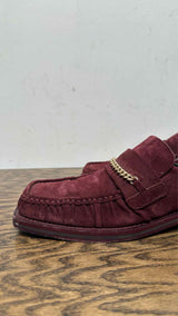 Martin Rose Square-toe Suede Mules