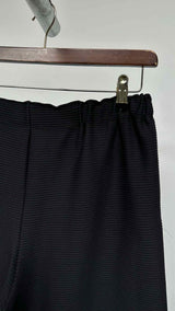 Issey Miyake Rib Pleated Wide Easy Pants