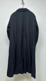 Paul Harnden Wrinkly Stripe Long Mack Coat