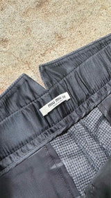 Miu Miu Houndstooth Wool Pants