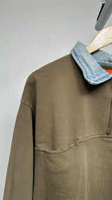 CPFM Flash Denim Half-zip Sweatshirt