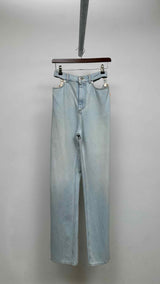 Margiela Reconstructed-high-waist Wide Jeans