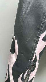 Who Decides War Quilted-lining Painted Workers Bomber Jacket